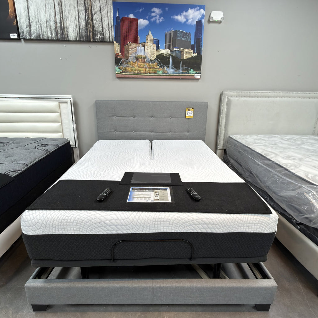 Axis Charcoal Queen Bed
