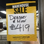 Belvedere Dresser & Mirror