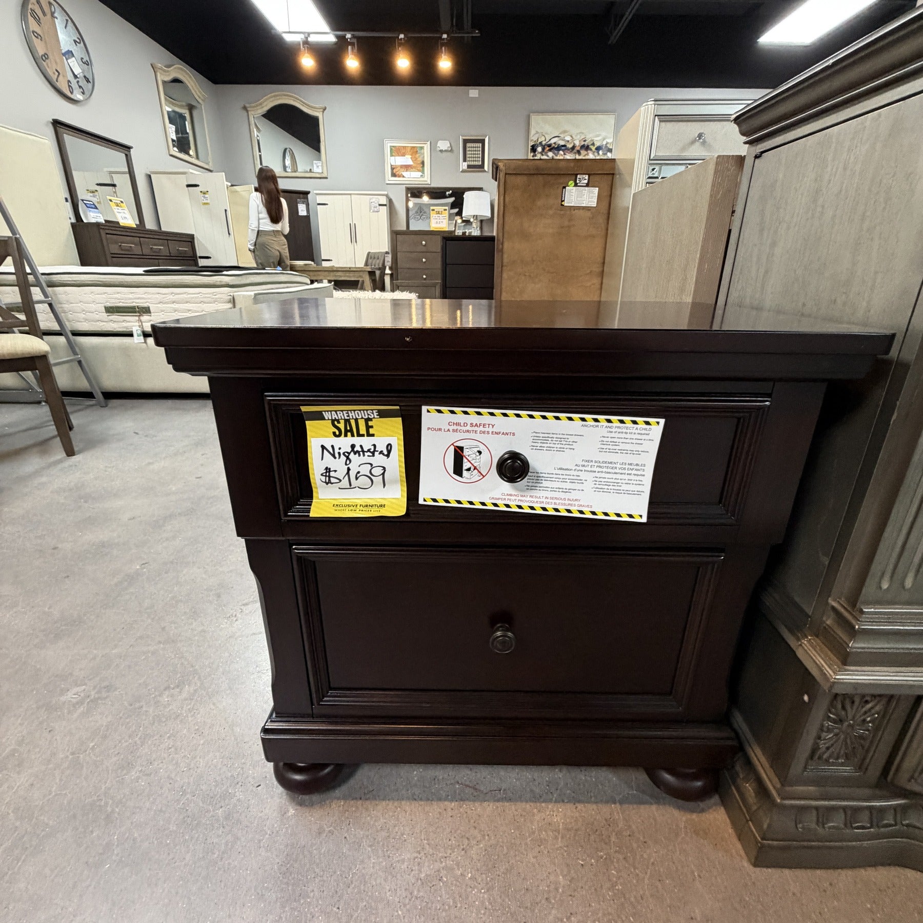Bronze Nightstand