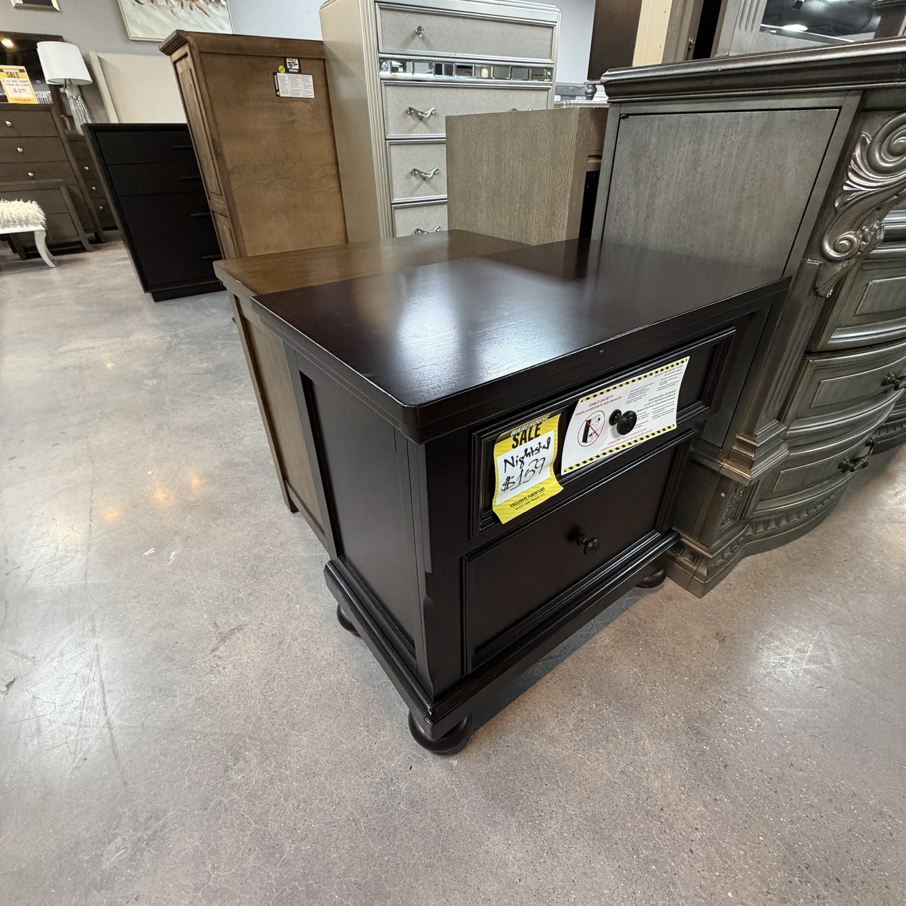Bronze Nightstand
