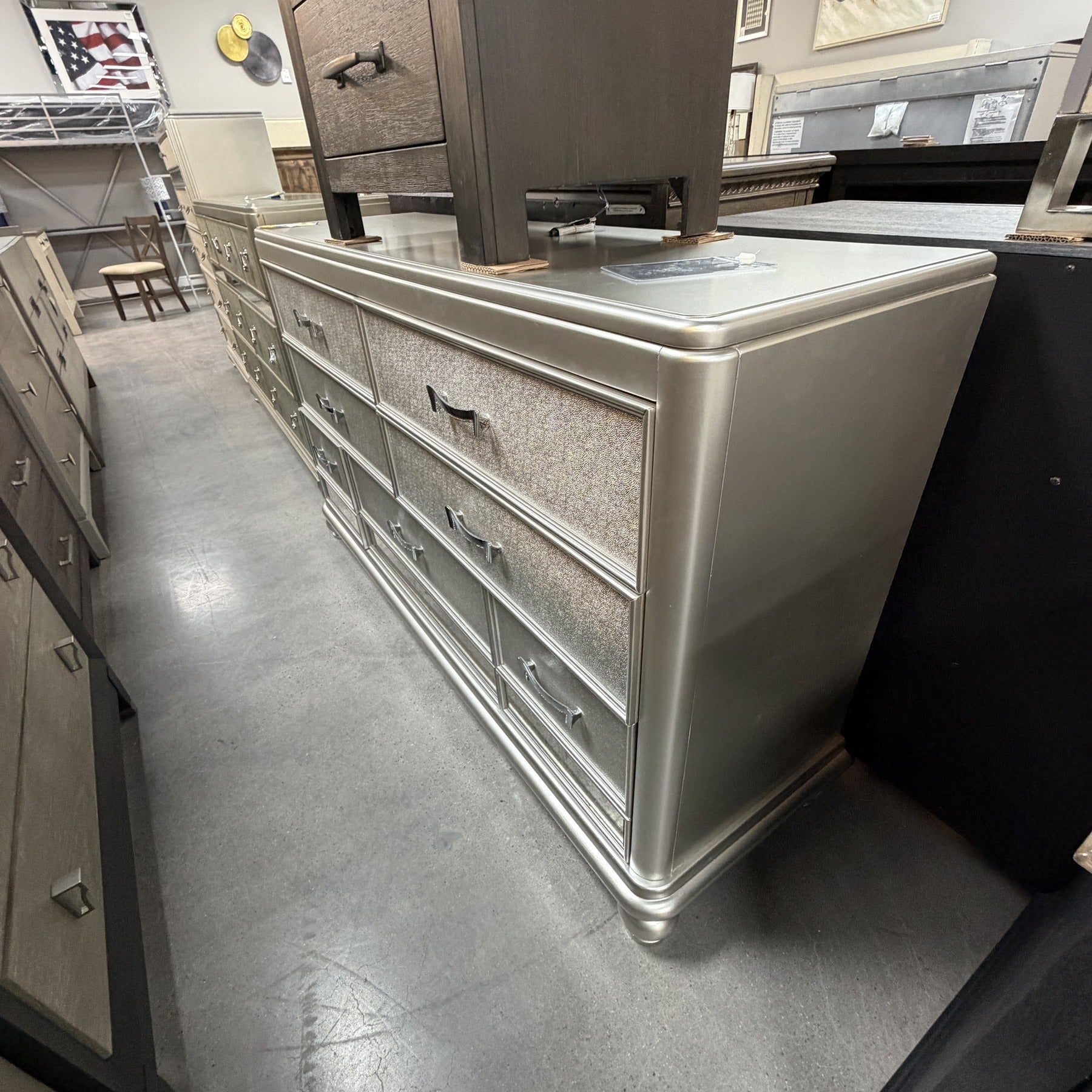 Champagne Mist Dresser