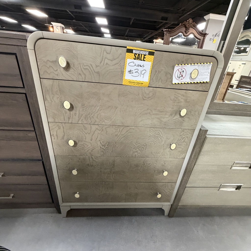 Crescent Taupe Chest