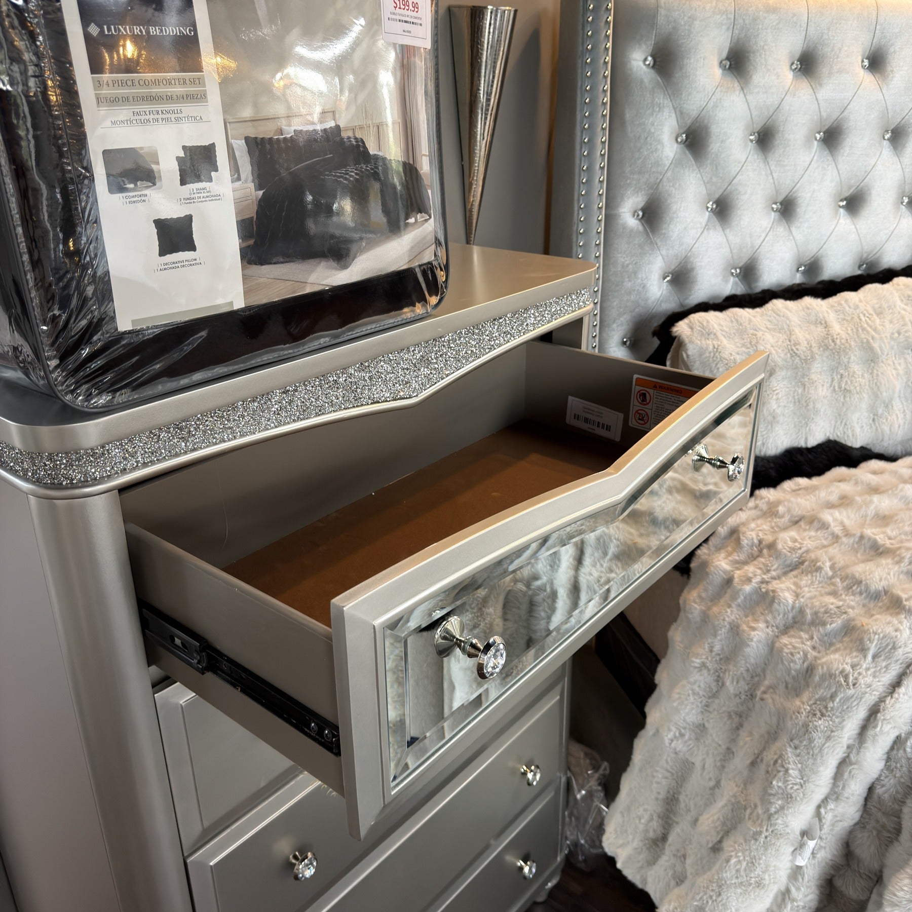 Crystal Majesty King Bedroom Set