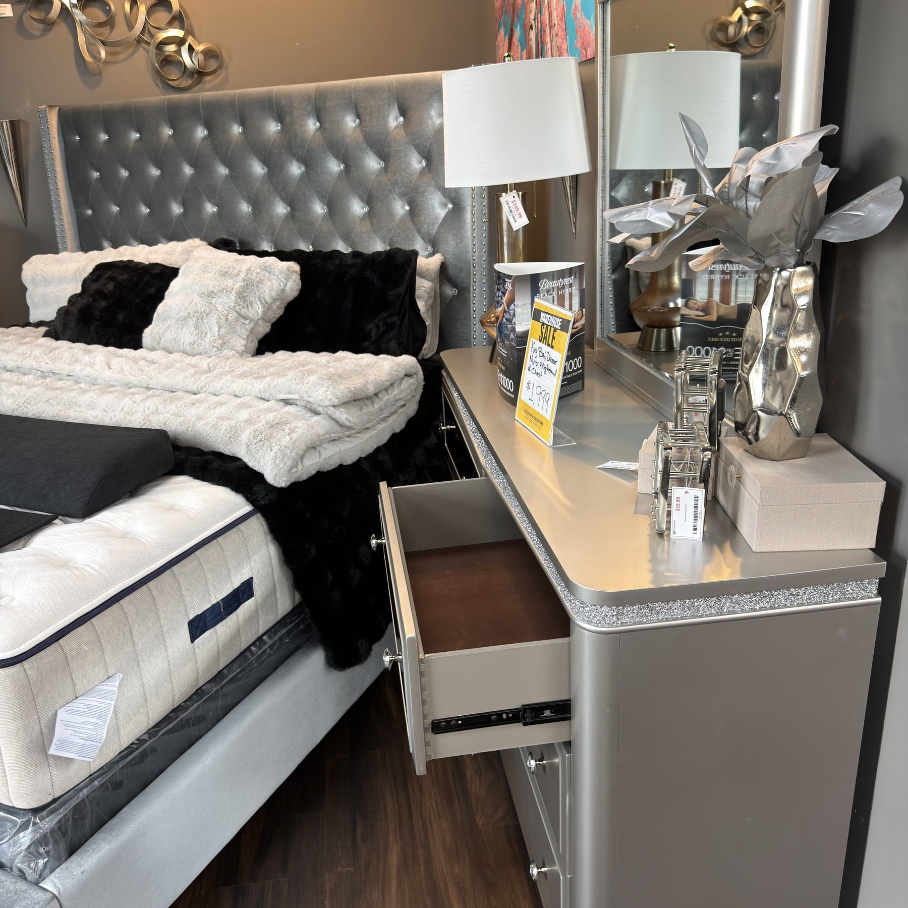 Crystal Majesty King Bedroom Set