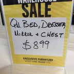 Frontier Milk White Queen Bedroom Set