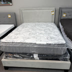 Plaza Studded Platform Queen Bed