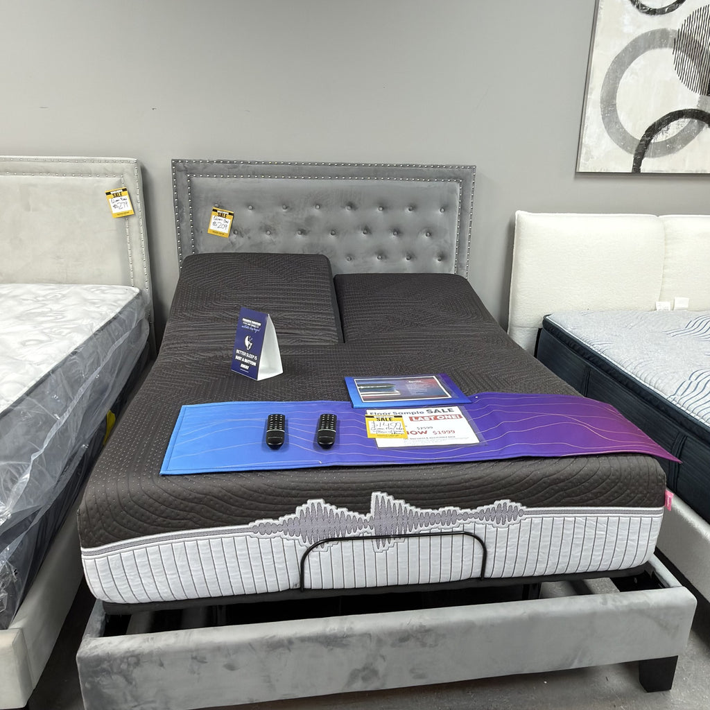 Plaza Studded Platform Queen Bed
