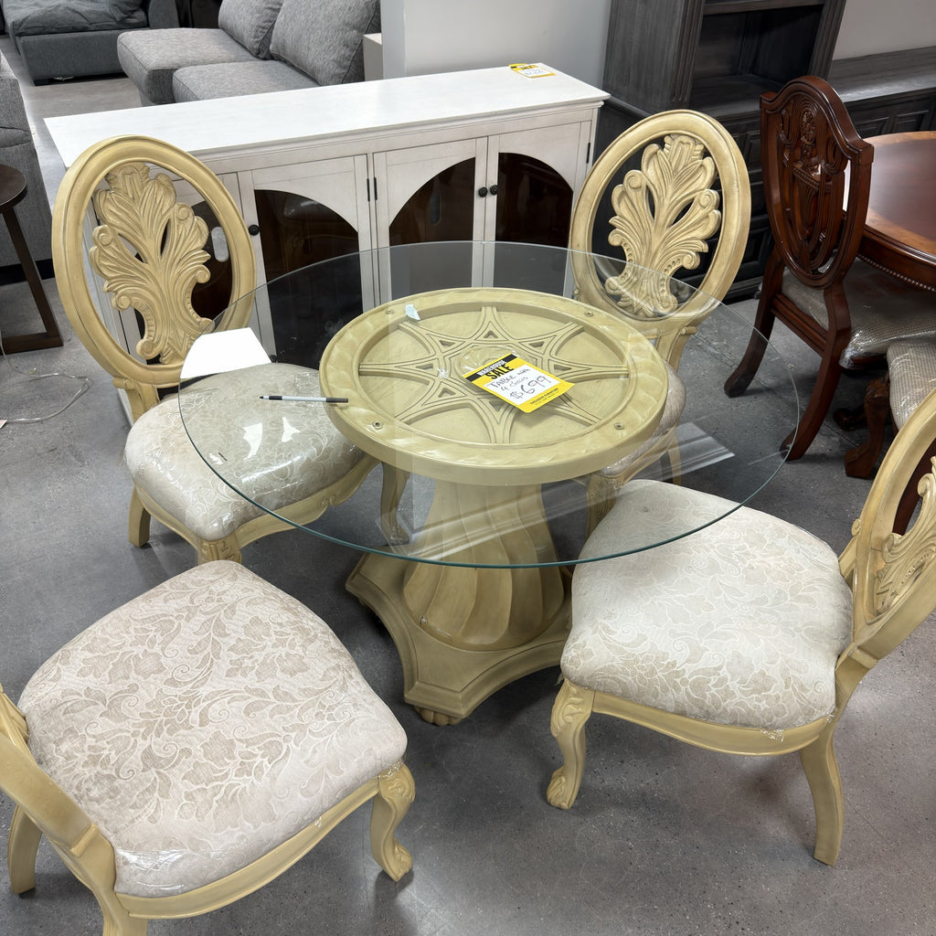 Bravelle Dining Table & 4 Chairs