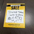 Evermont Dining Table & 6 Chairs