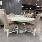 Oakridge Baluster Round Dining Table & 4 Chairs