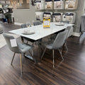 Polaris Velvet Dining Table & 6 Chairs