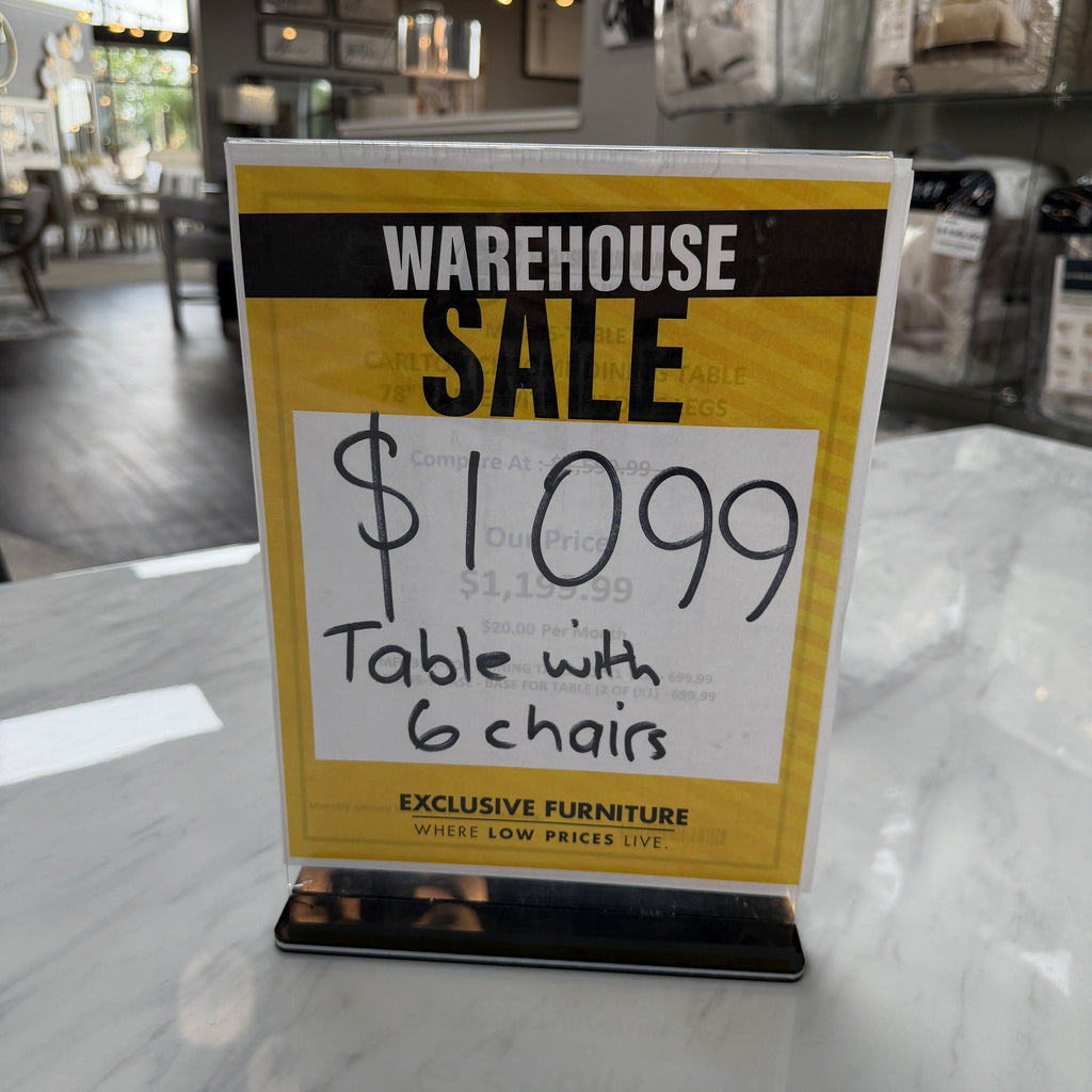 Polaris Velvet Dining Table & 6 Chairs