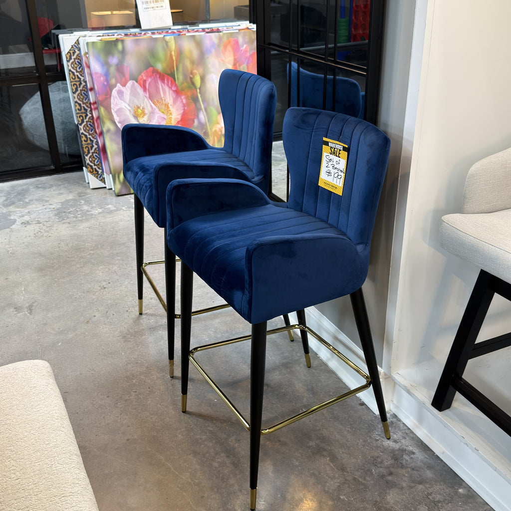 Velvet Royale Barstool Set