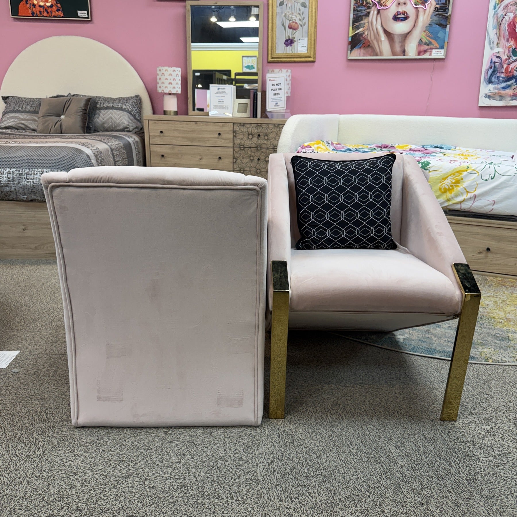 Velvet Rose Chairs