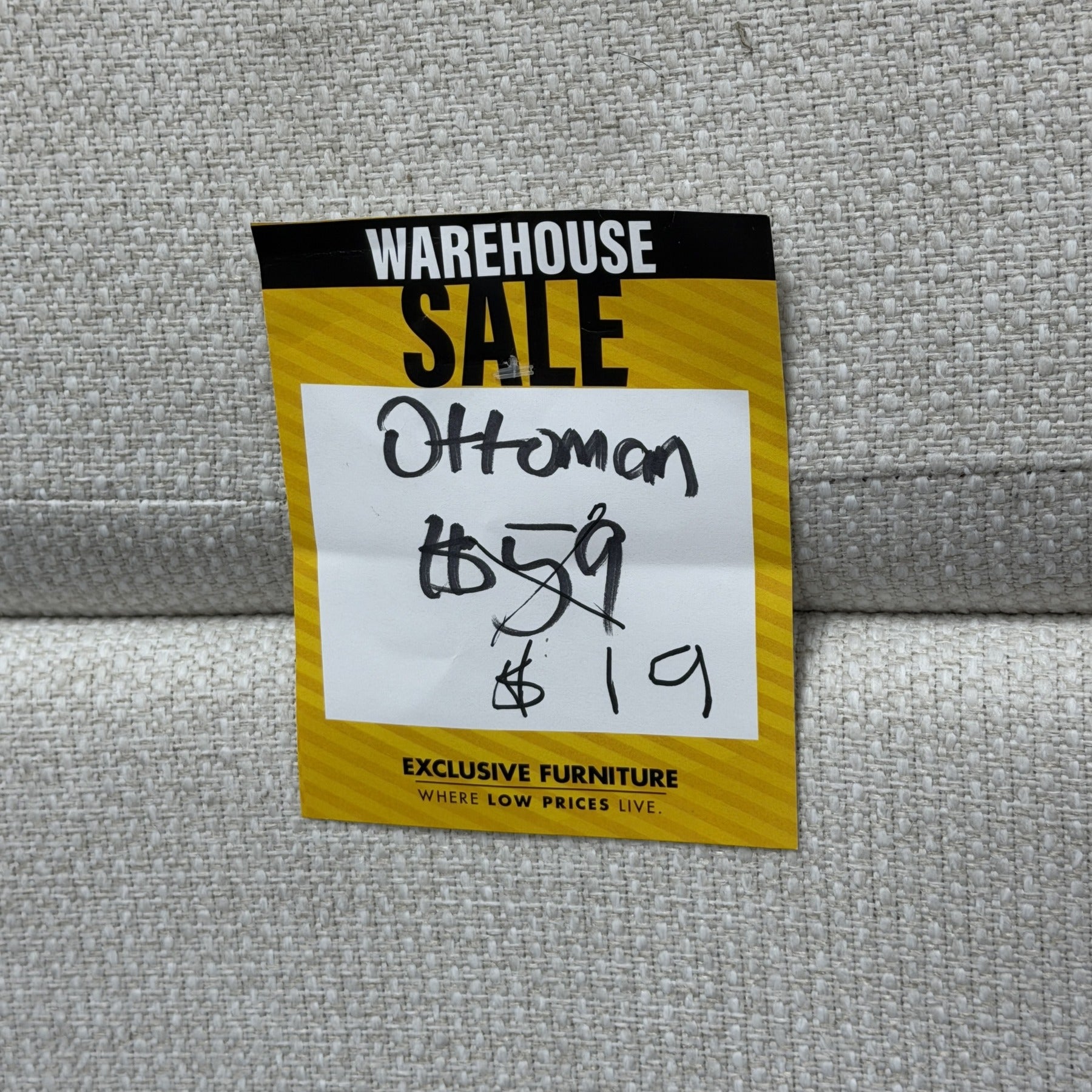 Alablaster Cloud Ottomon