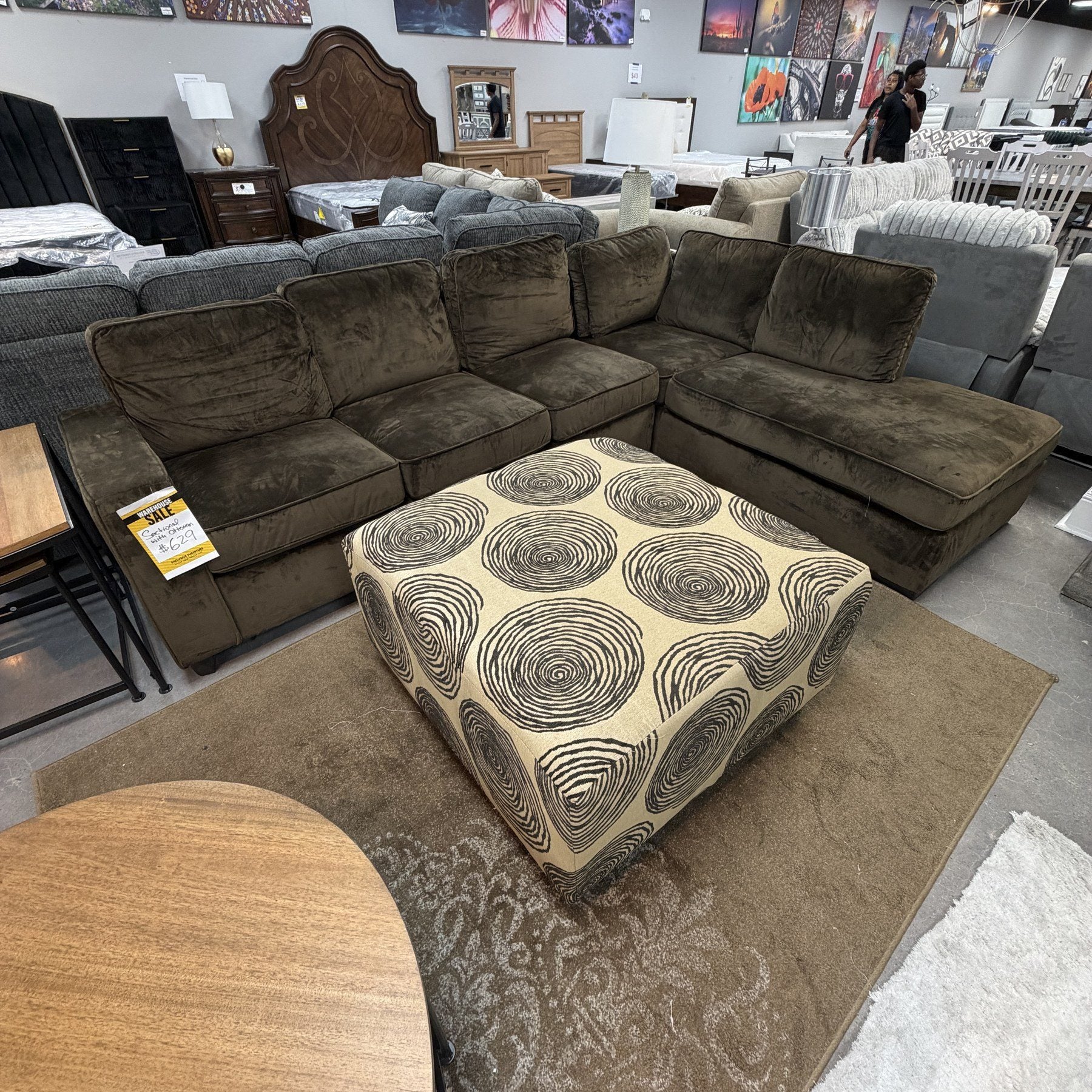 Artisan Sectional & Ottoman