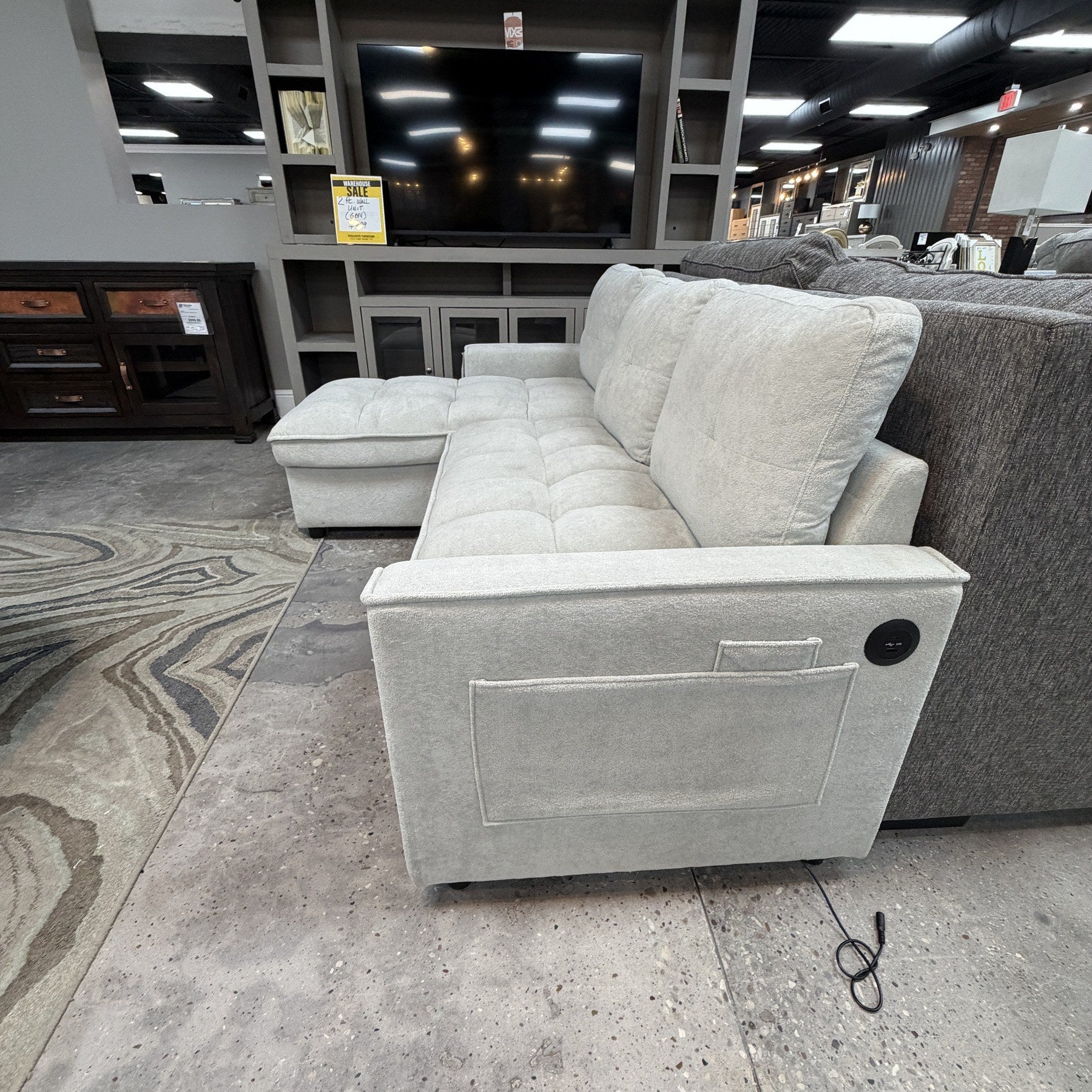 Ascent Sofa Chaise with Sleeper