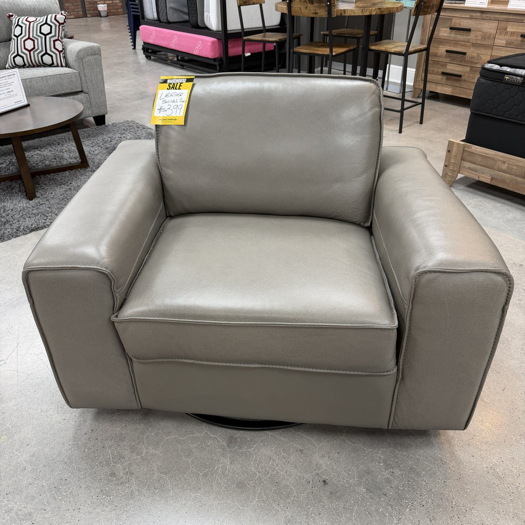 Belmont Leather Swivel Chair