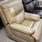 Camel Leather Recliner