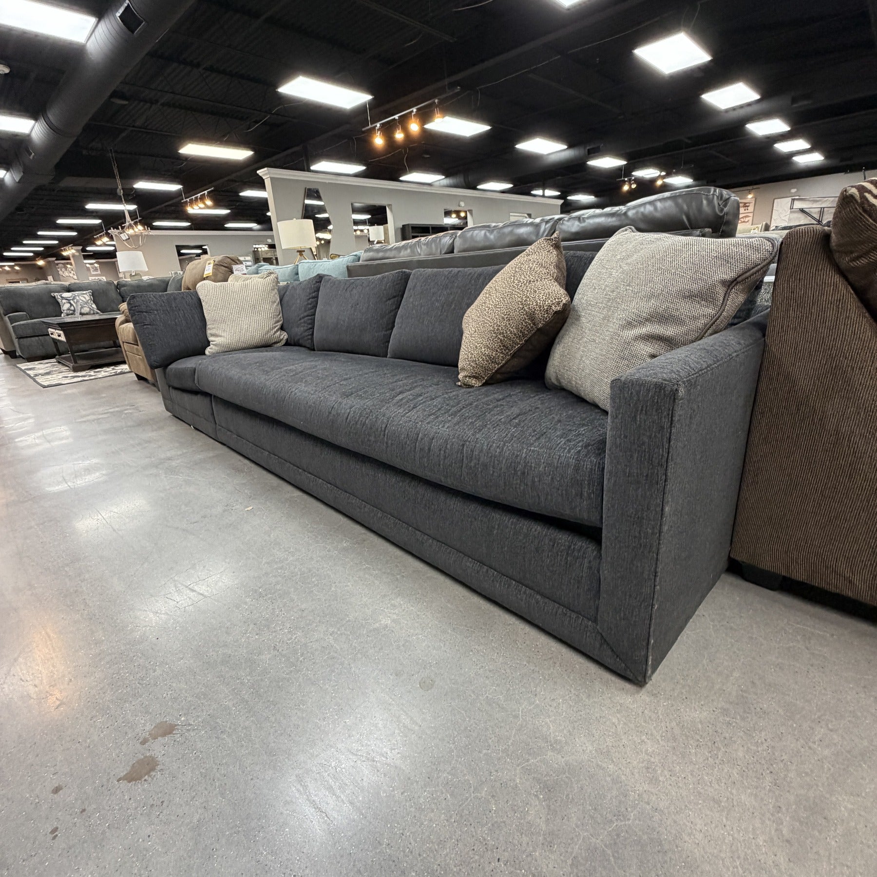 Carbon Ridge Oversized Sofa