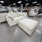 Chauteau Velvet Sofa & Ottoman