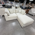 Chauteau Velvet Sofa & Ottoman