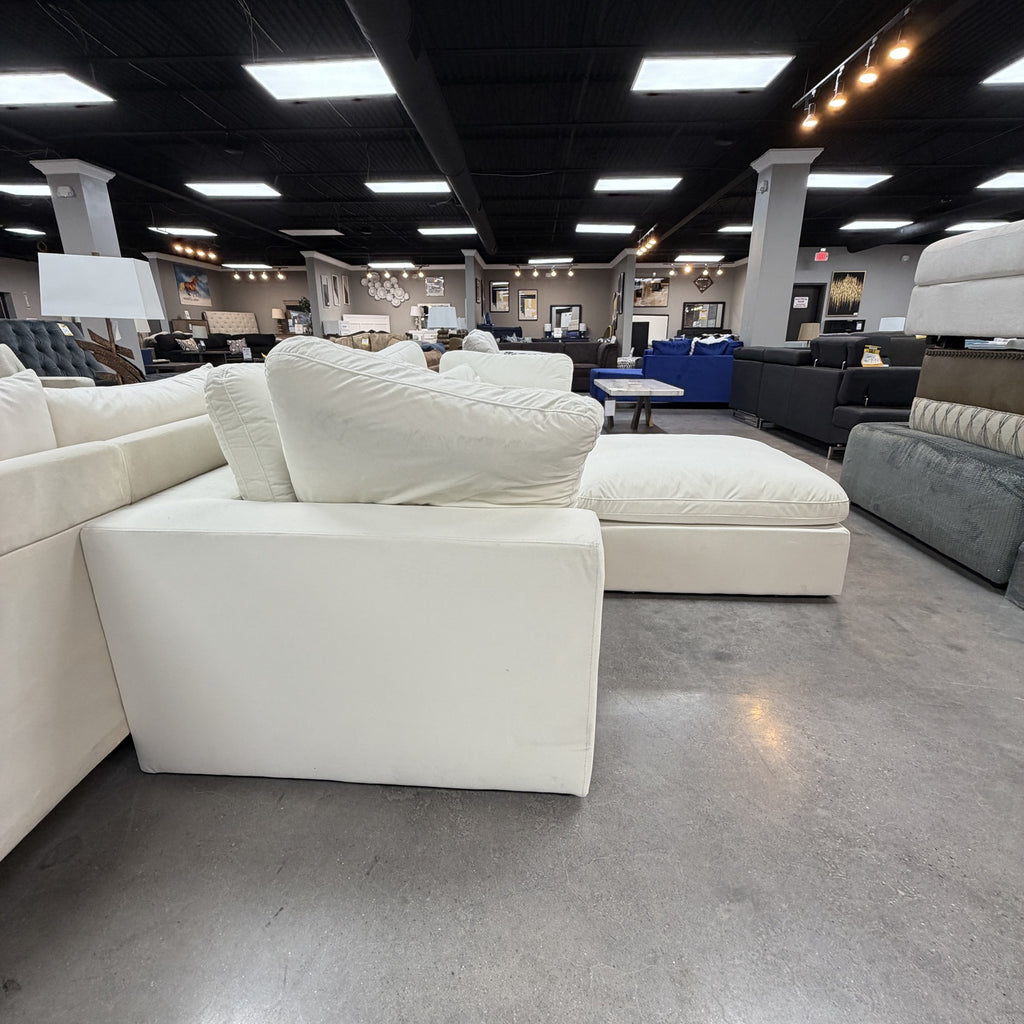 Chauteau Velvet Sofa & Ottoman
