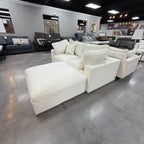 Chauteau Velvet Sofa & Ottoman
