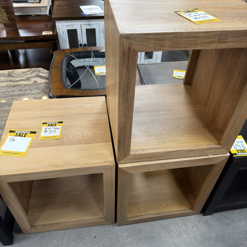 Cube End Tables Set