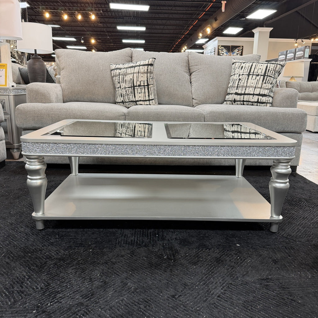 Diamond Luxe Coffee Table + End Table