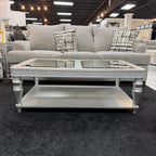 Diamond Luxe Coffee Table + End Table