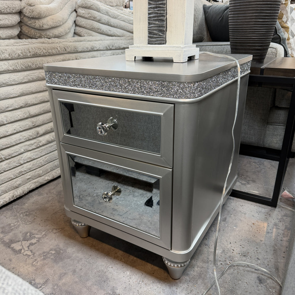 Diamond Luxe Coffee Table + End Table