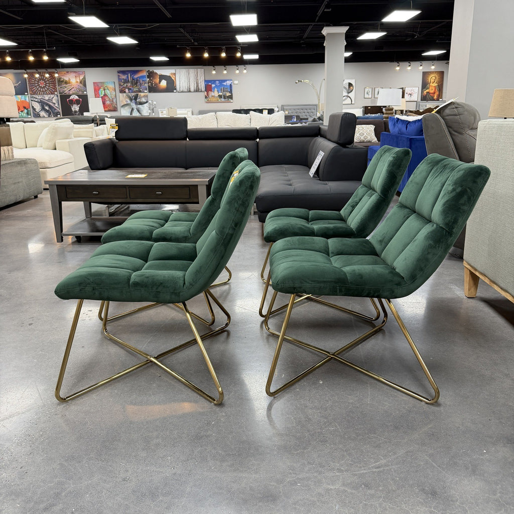Esmeralda Velvet Accent Chairs