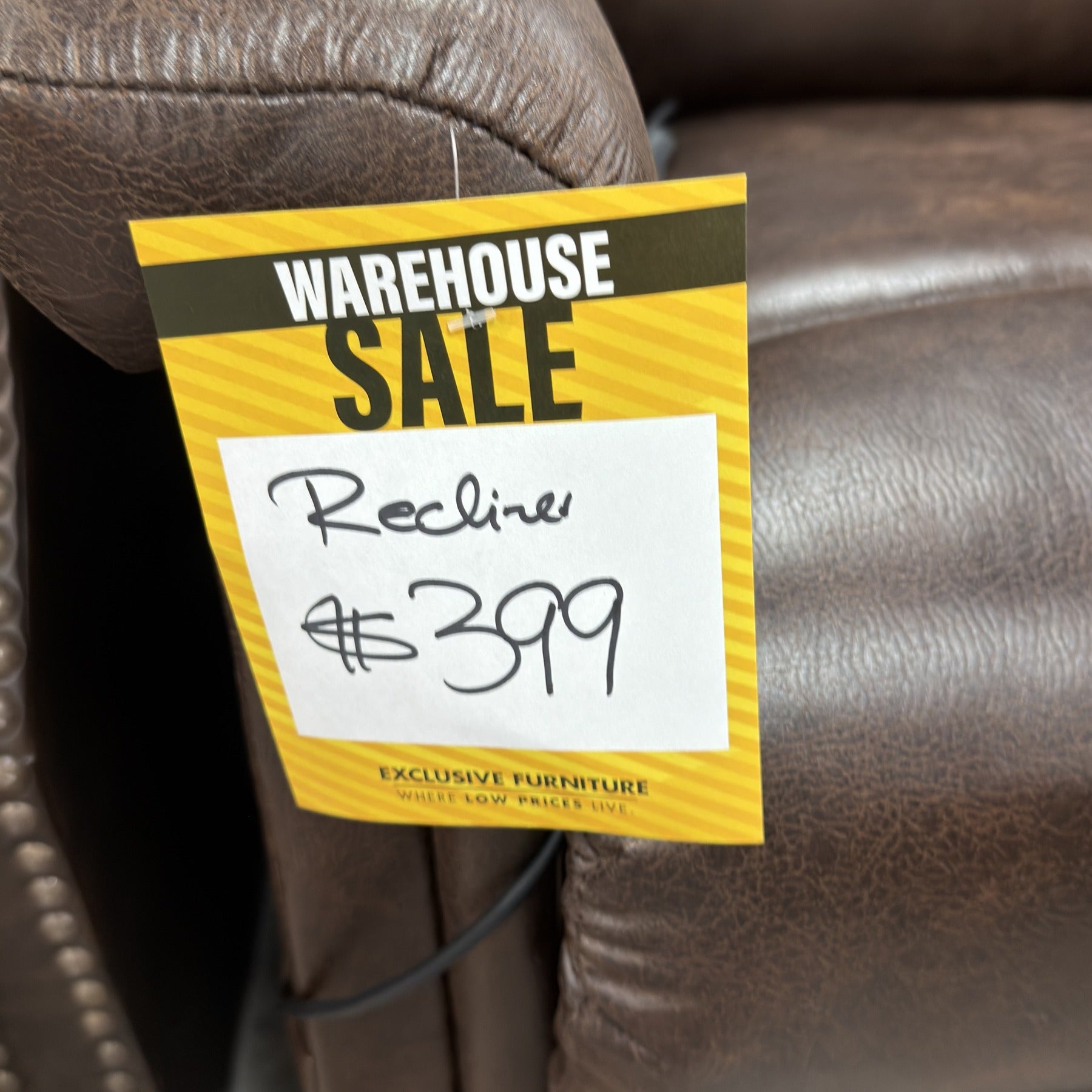 Fudge Brown Recliner