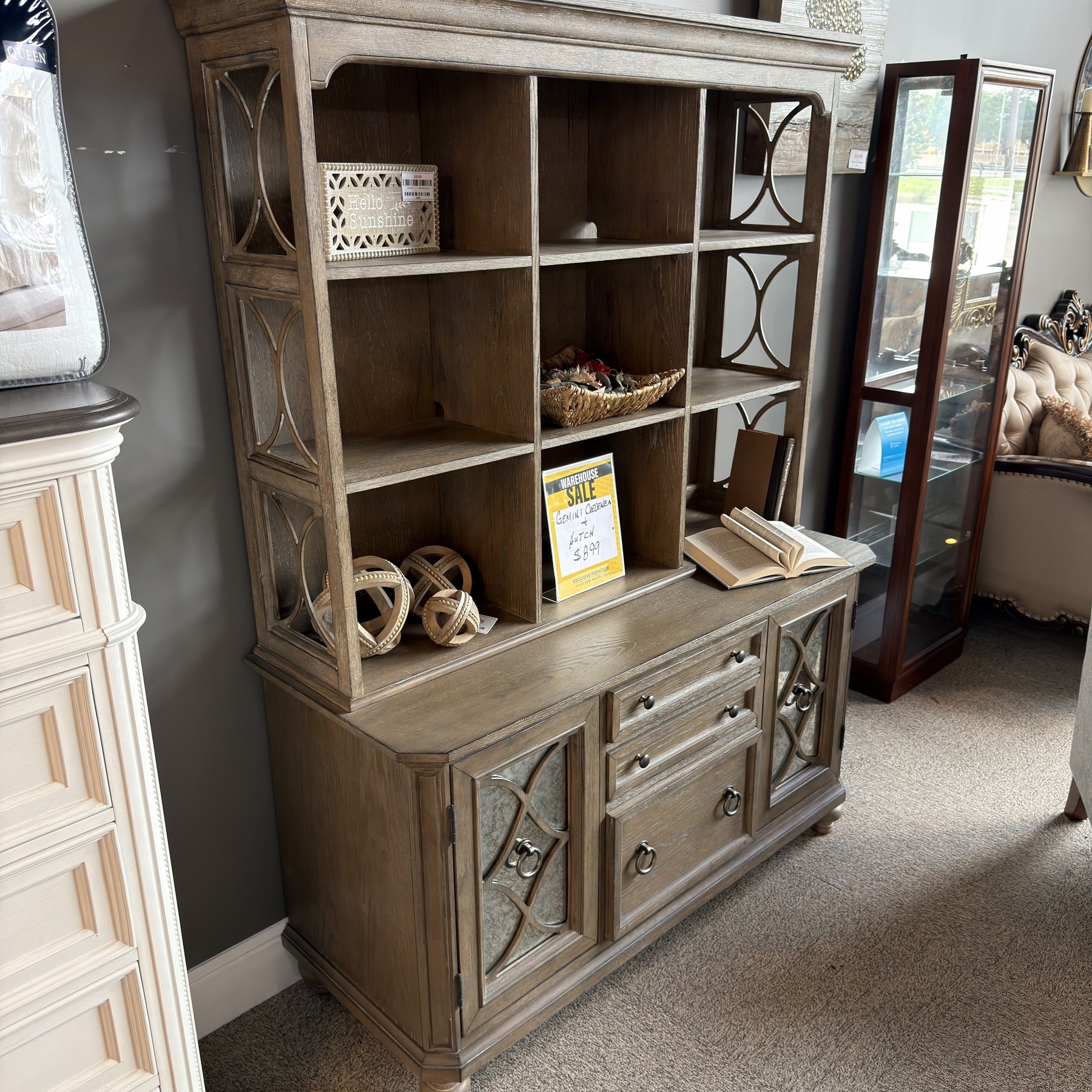 Gemini Credenza & Hutch