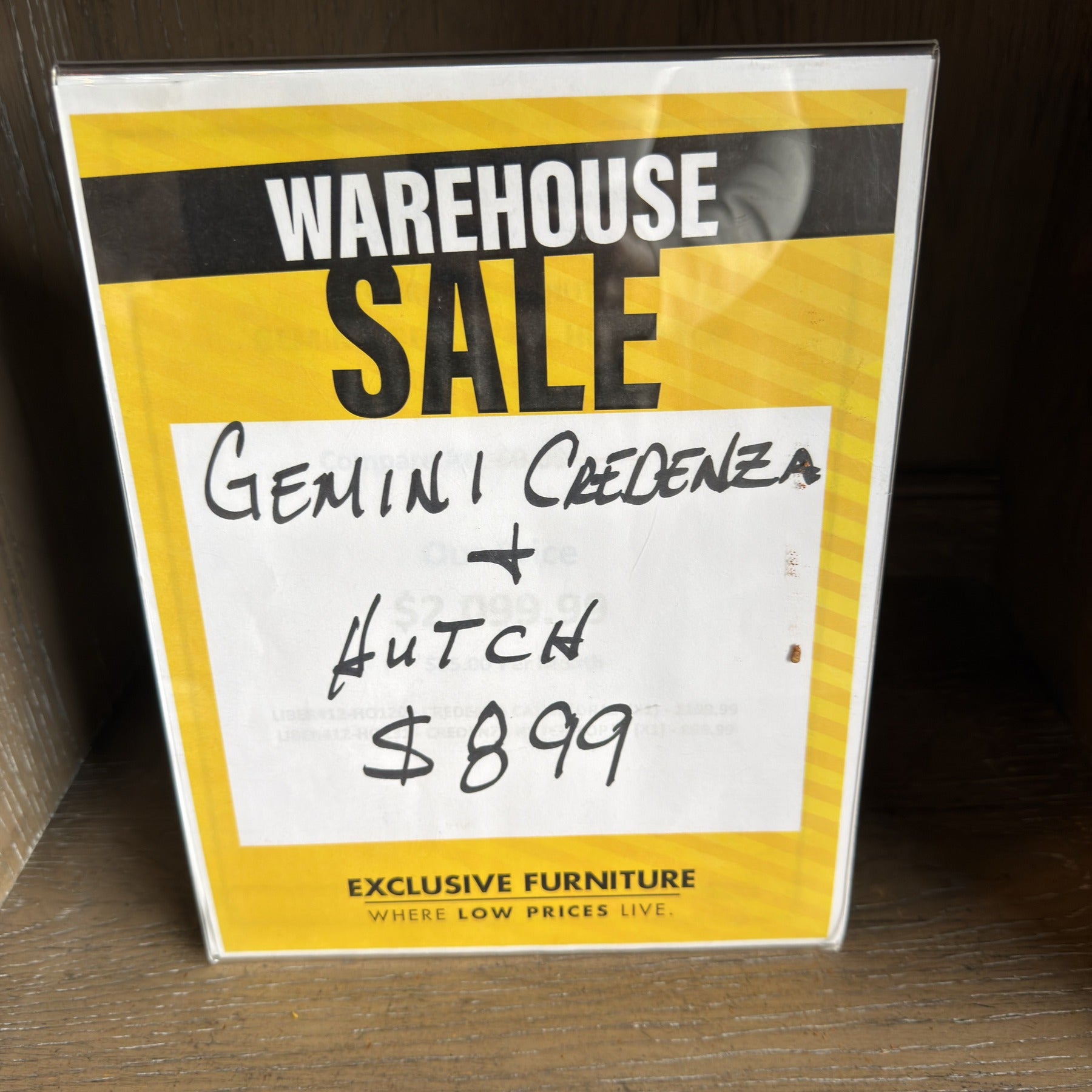 Gemini Credenza & Hutch