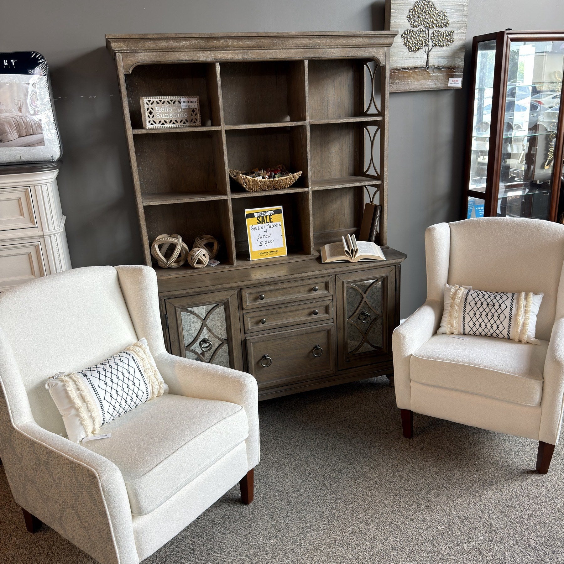 Gemini Credenza & Hutch