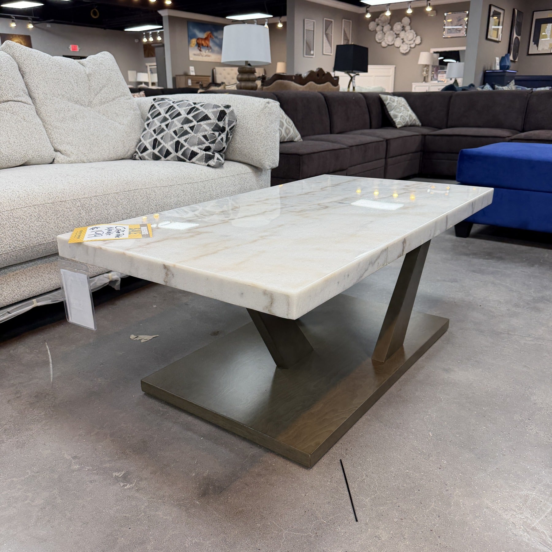Glacio Polished Coffee Table