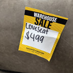 Greige Ridge Loveseat