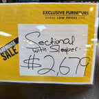 Homestead Sectional With Sleeper