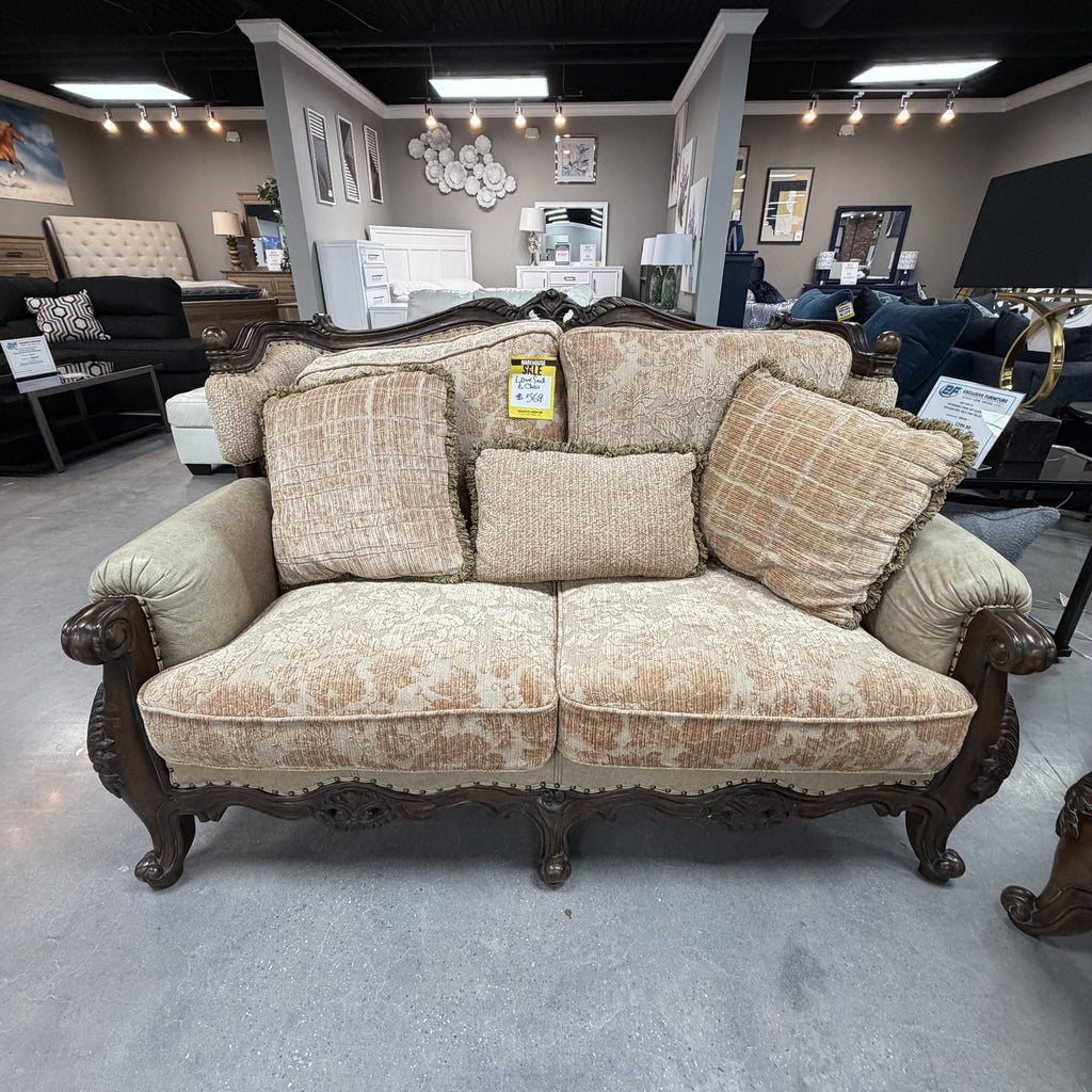 Kensington Baroque Loveseat & Chair