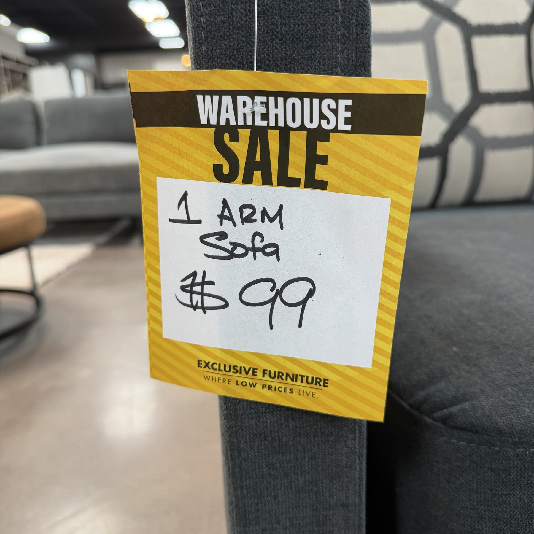 Lattice Flow One Arm Sofa