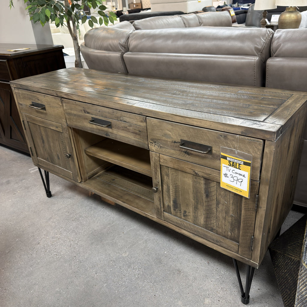 Midtown Brown TV Console