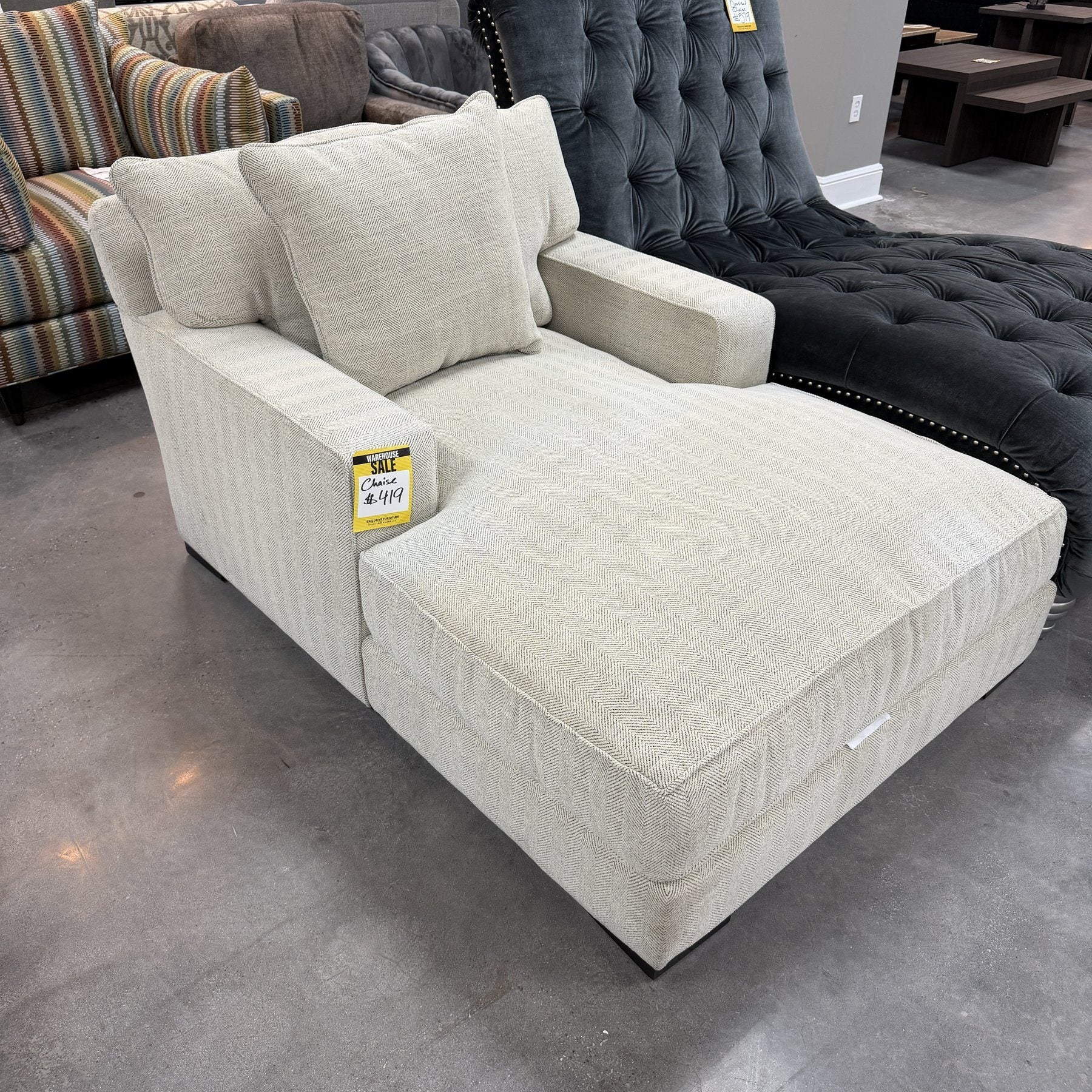 Oatmeal Shore Chaise