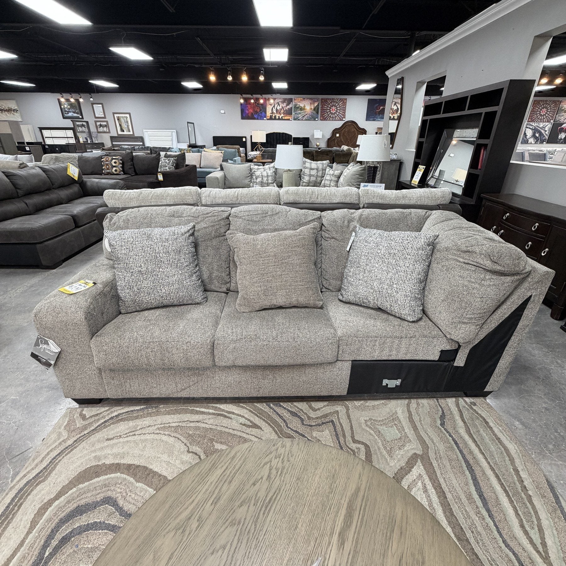 Pebble Creek One Arm Sofa