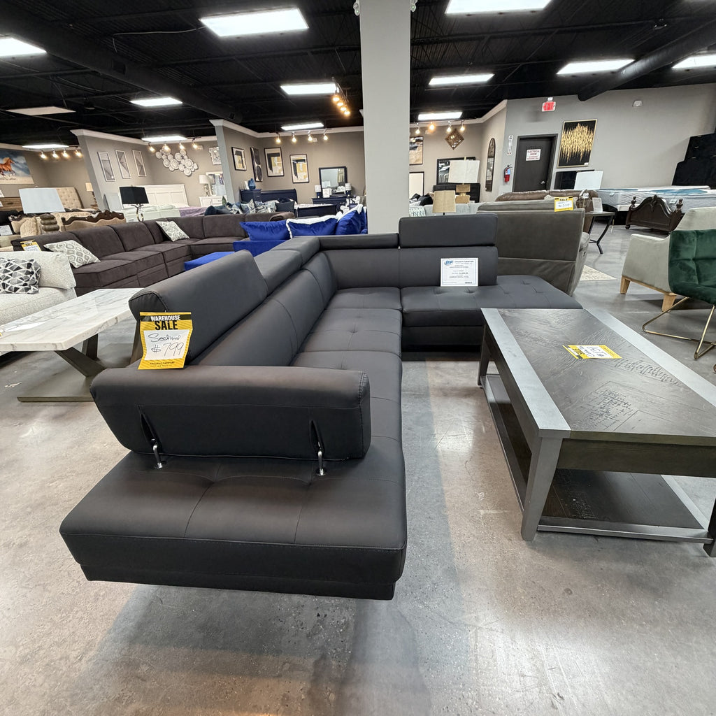 Phantom Matte Black Sectional