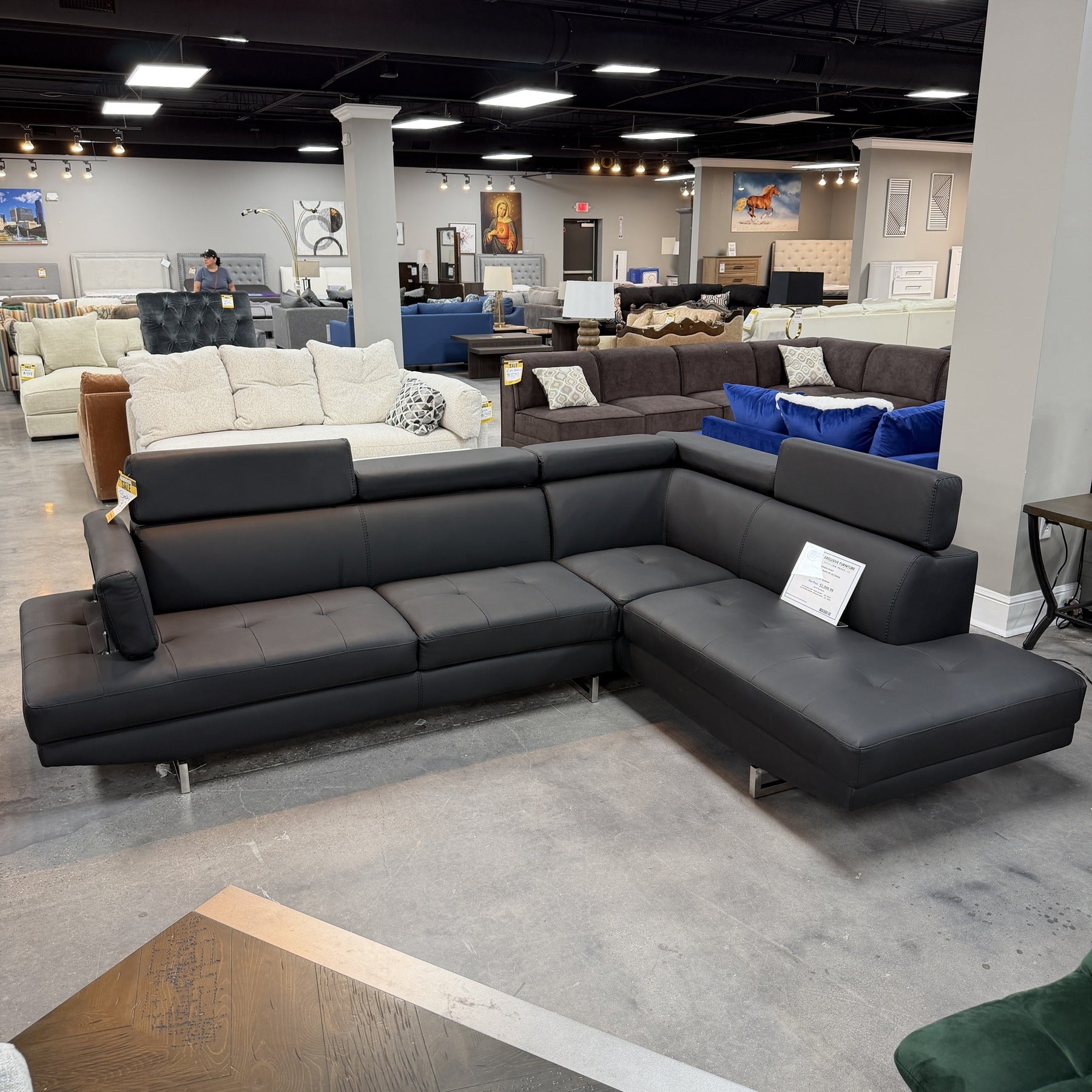 Phantom Matte Black Sectional