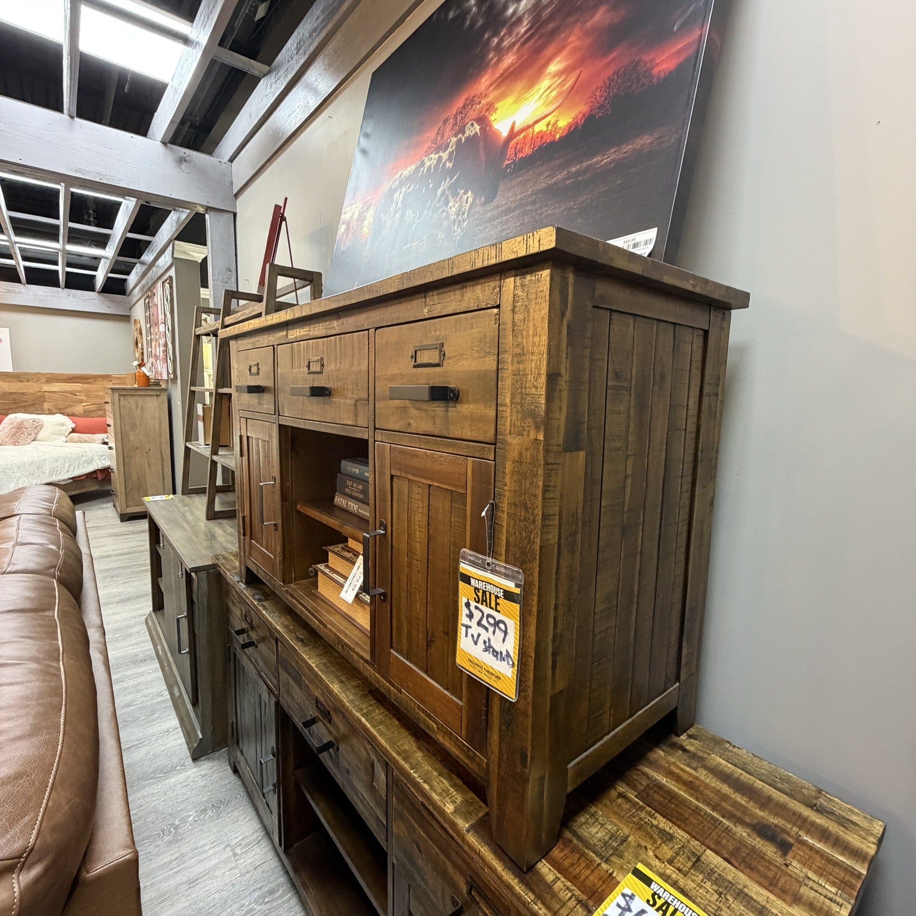 Sawmill TV Stand