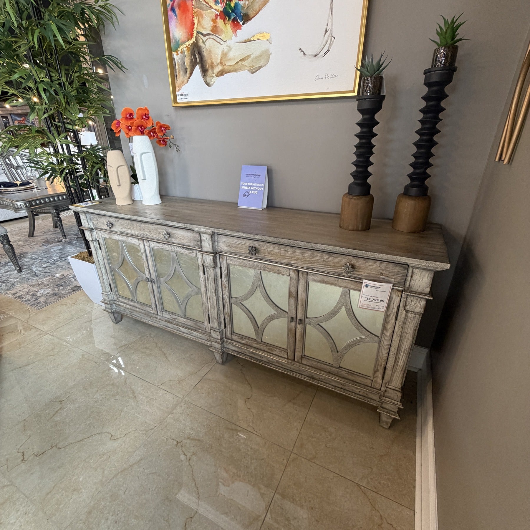 Valencia Antique Oversize Console