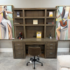 Breckenridge Office Credenea + Hutch